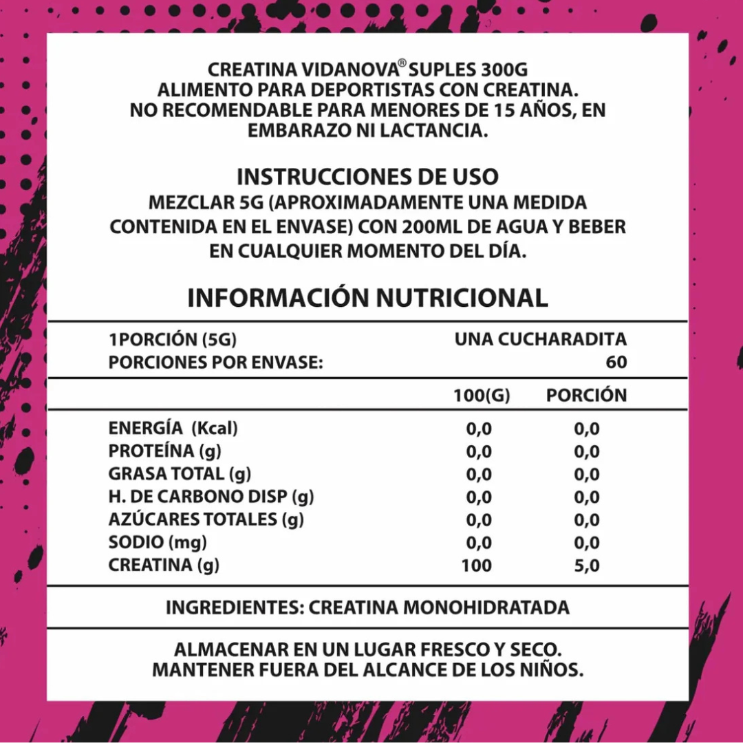 Creatina WOMAN Sin Sabor.